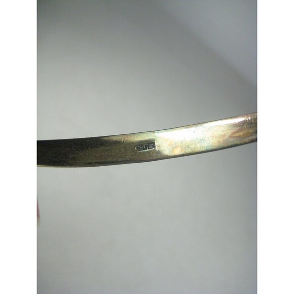 Antique Enamel Cloisonné Jade Bracelet Chinese Export Silver Enamel Bats Symbols - Picture 13 of 14